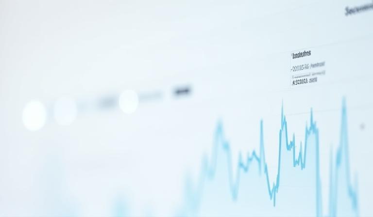 Close up of a clean dashboard interface with a chatbot providing data insights