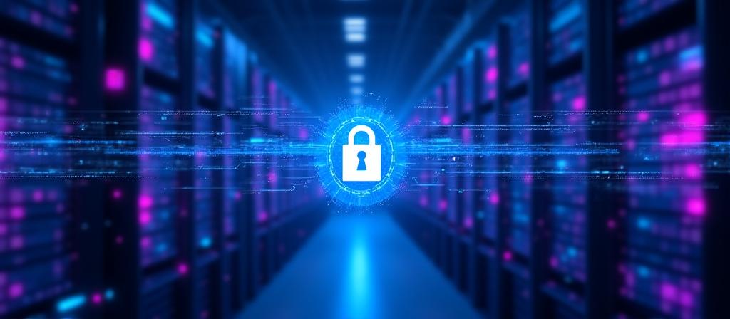 Data protection and digital security representative visual